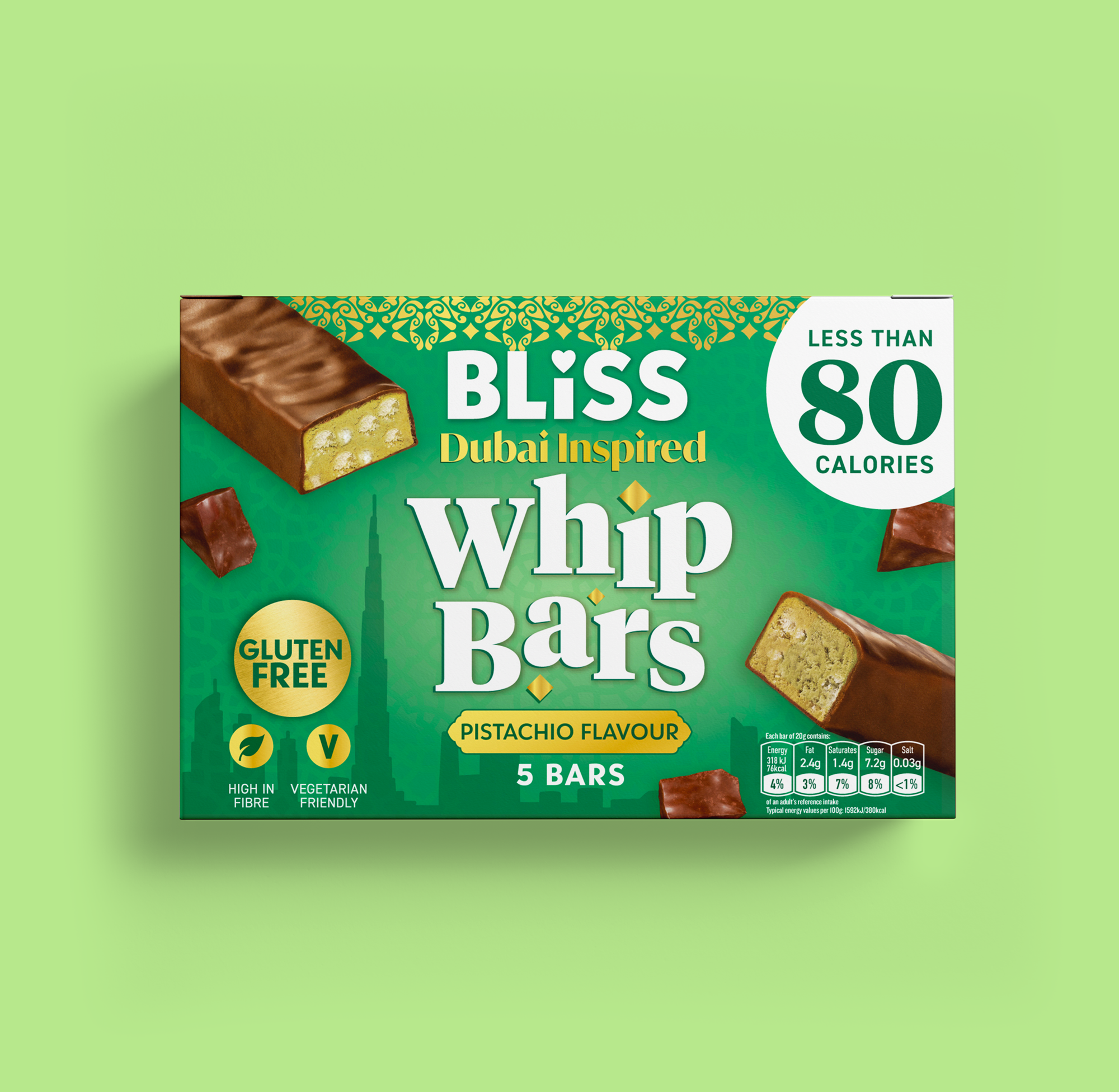 Dubai Inspired Whip Bars