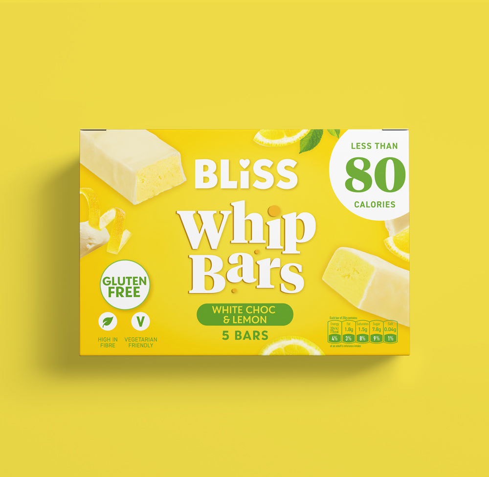 Lemon Wip White Chocolate & Lemon Flavour Whip Bars – Bliss Snacks