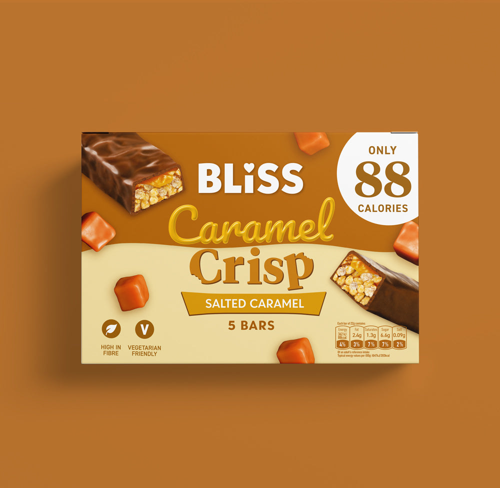 Salted Caramel Crisp Bars